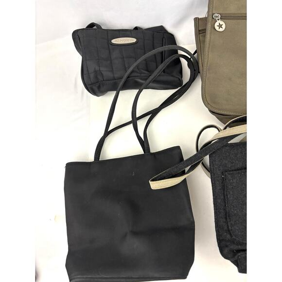 Lot of 8 VTG Purses Handbags Crossbody Backpacks Bags Y2K 1990's - Picture 3 of 9